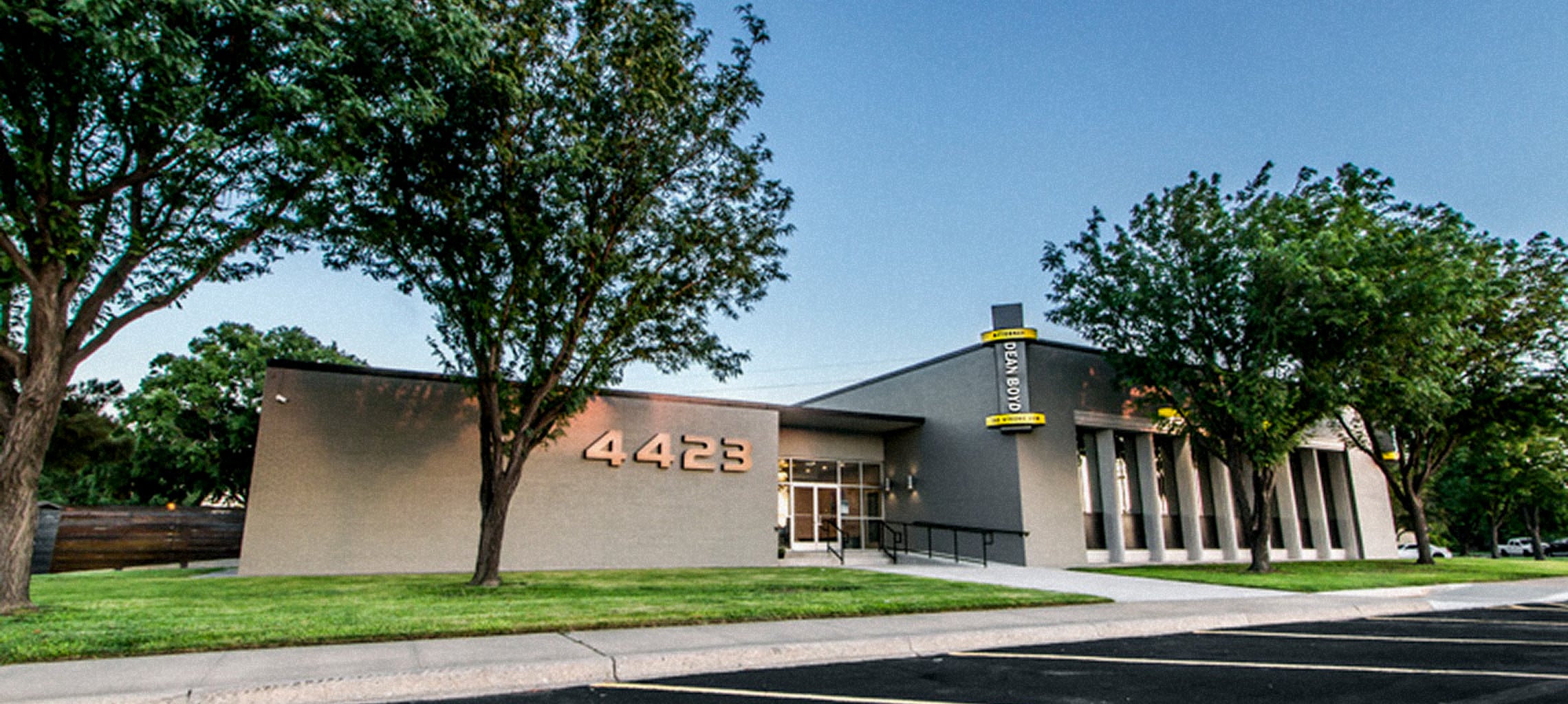 Attorney Dean Boyd office building in Amarillo, TX.